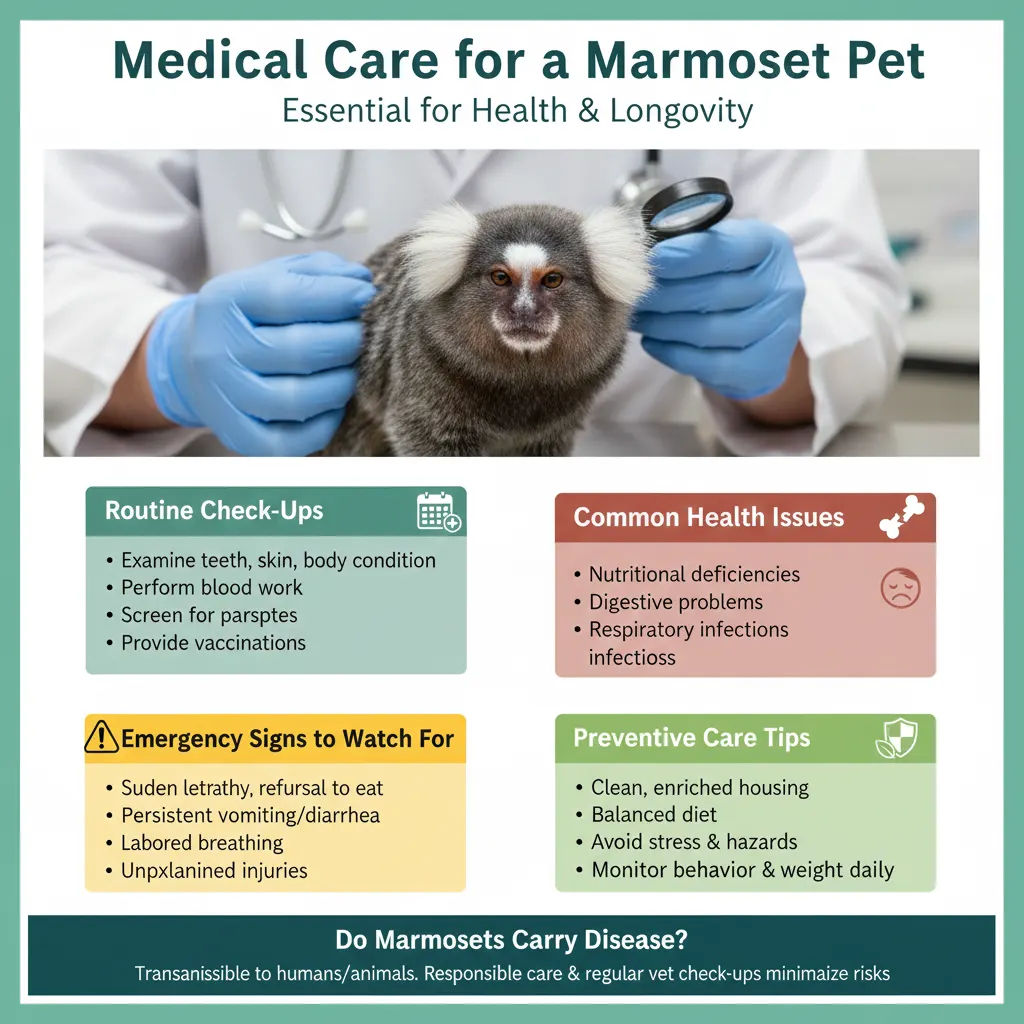 Why Marmoset Monkeys Make Challenging Pets 8 Medical Care for a Marmoset Pet