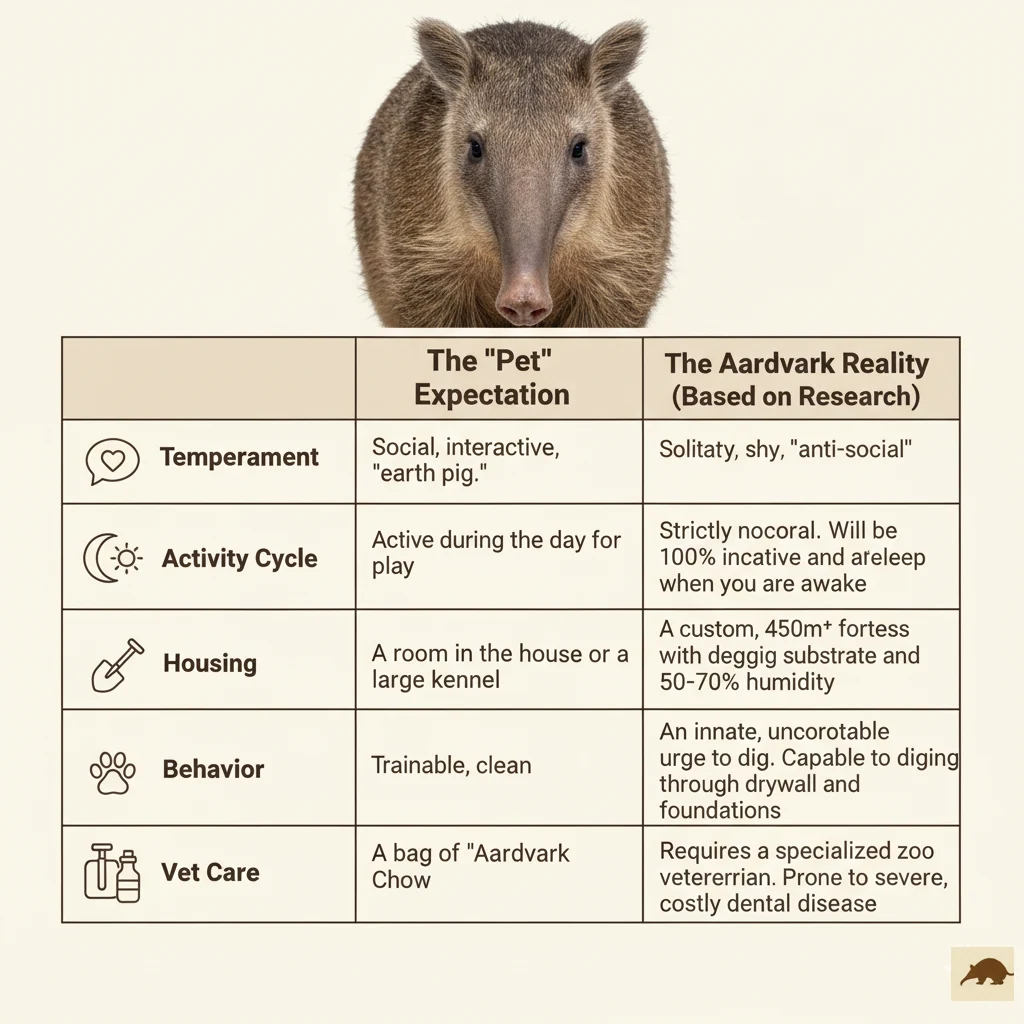 Aardvark as a Pet – Legal, Ethical, and Practical Facts Explained 6 Are aardvarks shy? pet aardvark, aardvark family , aardvark diet , aardvark biome , aardvark size , aardvark in English , aardvark lifespan , are aardvarks dangerous to humans , aardvark teeth, pet anteater, aardvark as a pet ,