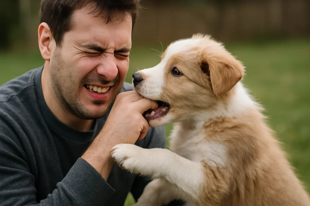 How to Stop Puppy Biting Frustration 3 stops a puppy from biting