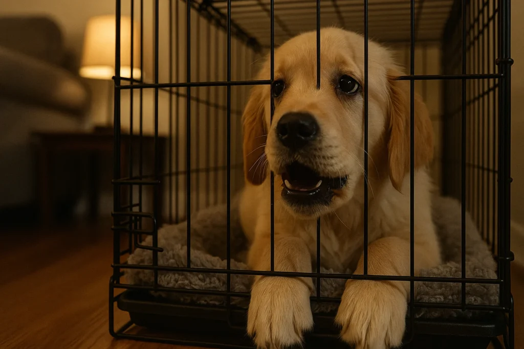 Puppy Whining in Crate at Night Solutions 5 Puppy Whining