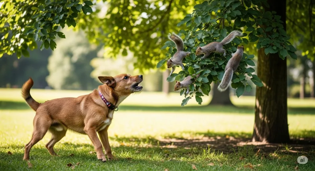 Why Does My Dog Bark at Squirrels Inside 3 squirrel dog barking, squirrels barking, why dogs bark at night, why do dogs bark at squirrels,