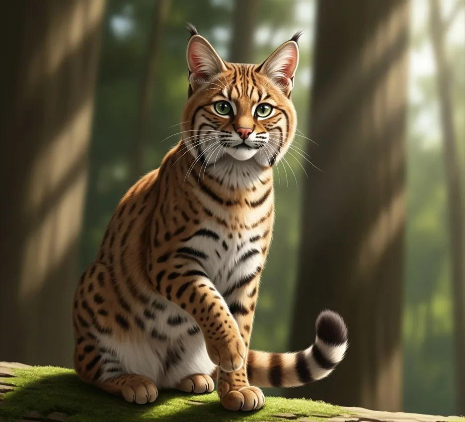 Bobcat domestic Cat mix 1