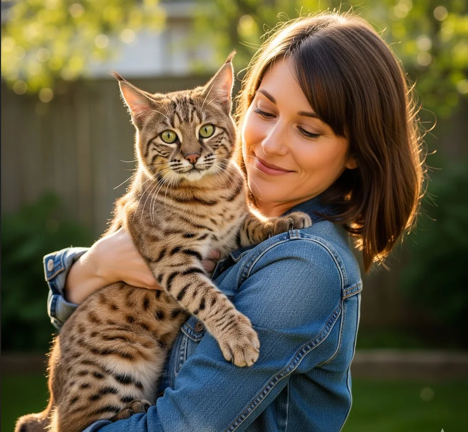 bobcat crossed with domestic cat
