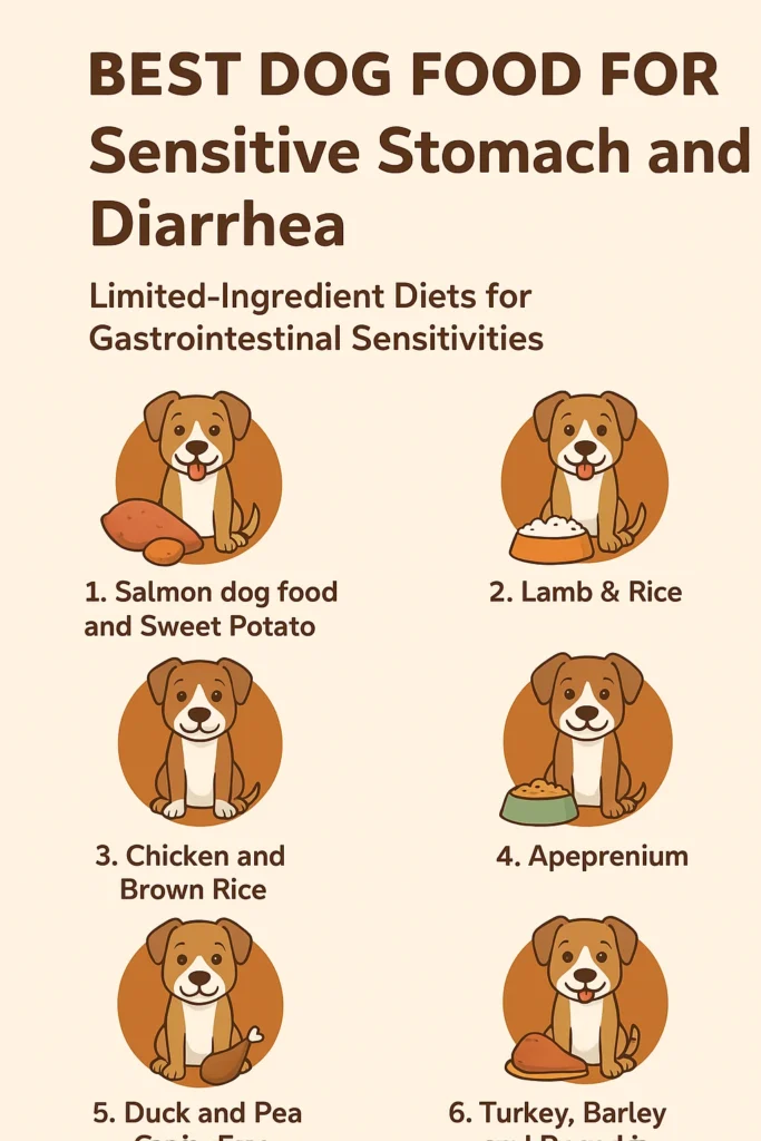 Best Dog Food for sensitive stomach and diarrhea