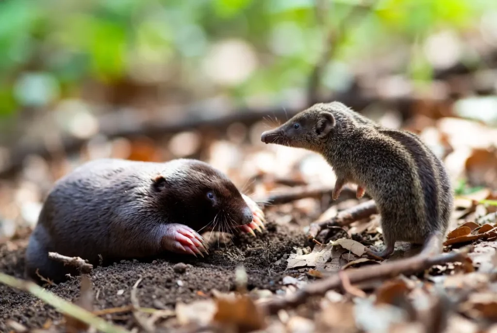 Mole vs. Shrew vs. Vole