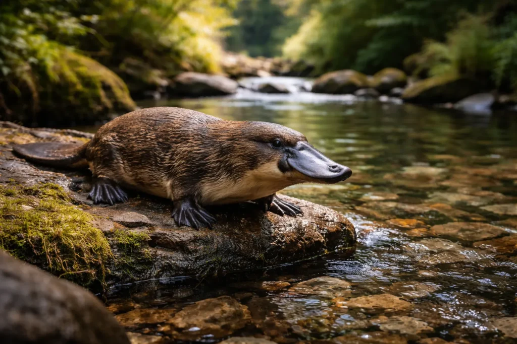 duck billed platypus animal