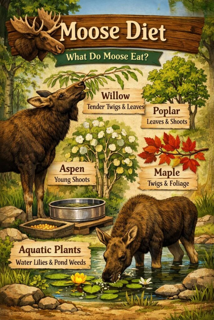 Moose as a Pet: What Wildlife Experts Want You to Know First 3 A moose as a pet diet